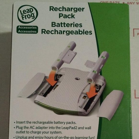 Leapfrog LeapPad2 Learning Tablet Recharger Battery Pack NEW SEALED - Picture 5 of 9